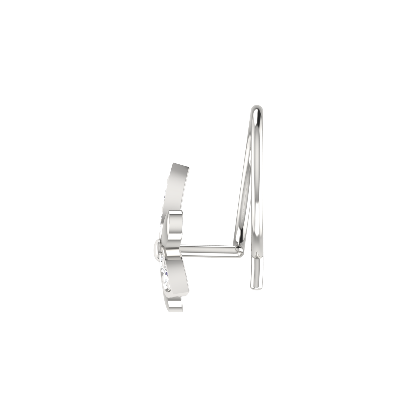 0.05 Carat Natural Diamond Nose Pin - HI Color, VS-SI Clarity.